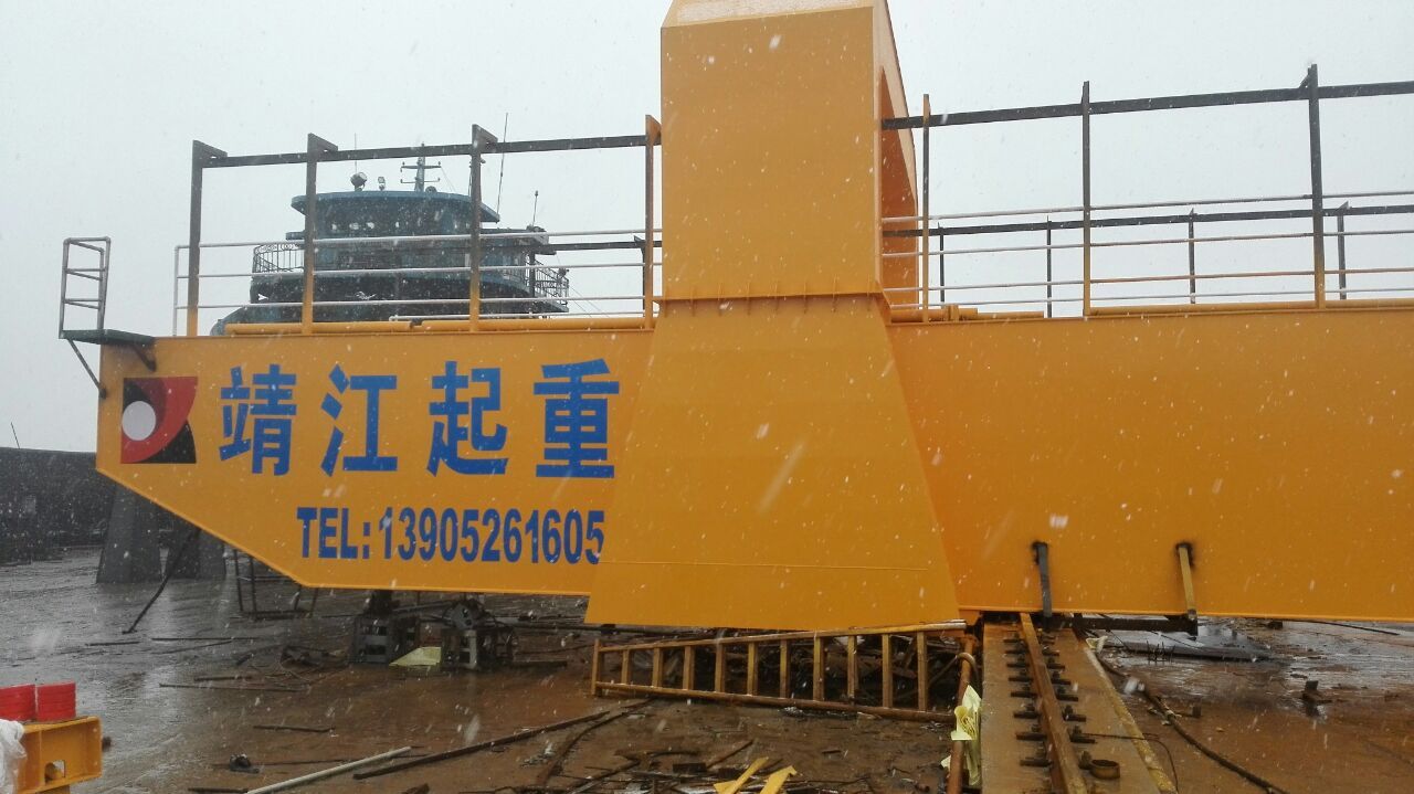 喜报:靖起100T船用门吊安装完毕! 喜报:靖起100T船用门吊安装完毕!