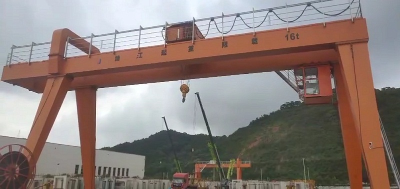 MG型16吨双梁门式ag九游会j9集团机验收完成【靖起】