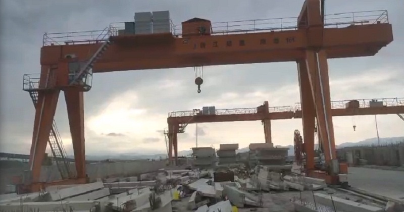 MG型16吨双梁门式ag九游会j9集团机验收完成【靖起】