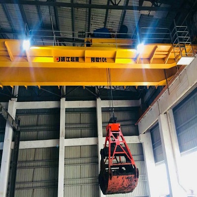 靖起固废抓斗ag九游会j9集团机起升机构的设计特点